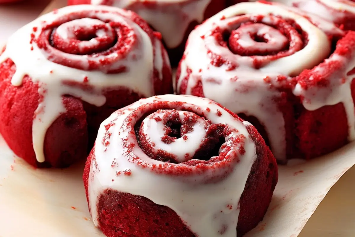 Red Velvet Cinnamon Rolls