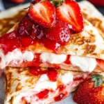 Strawberry Cheesecake Quesadilla