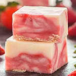 Strawberry Swirl Fudge