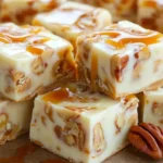 White Chocolate Caramel Pecan Fudge