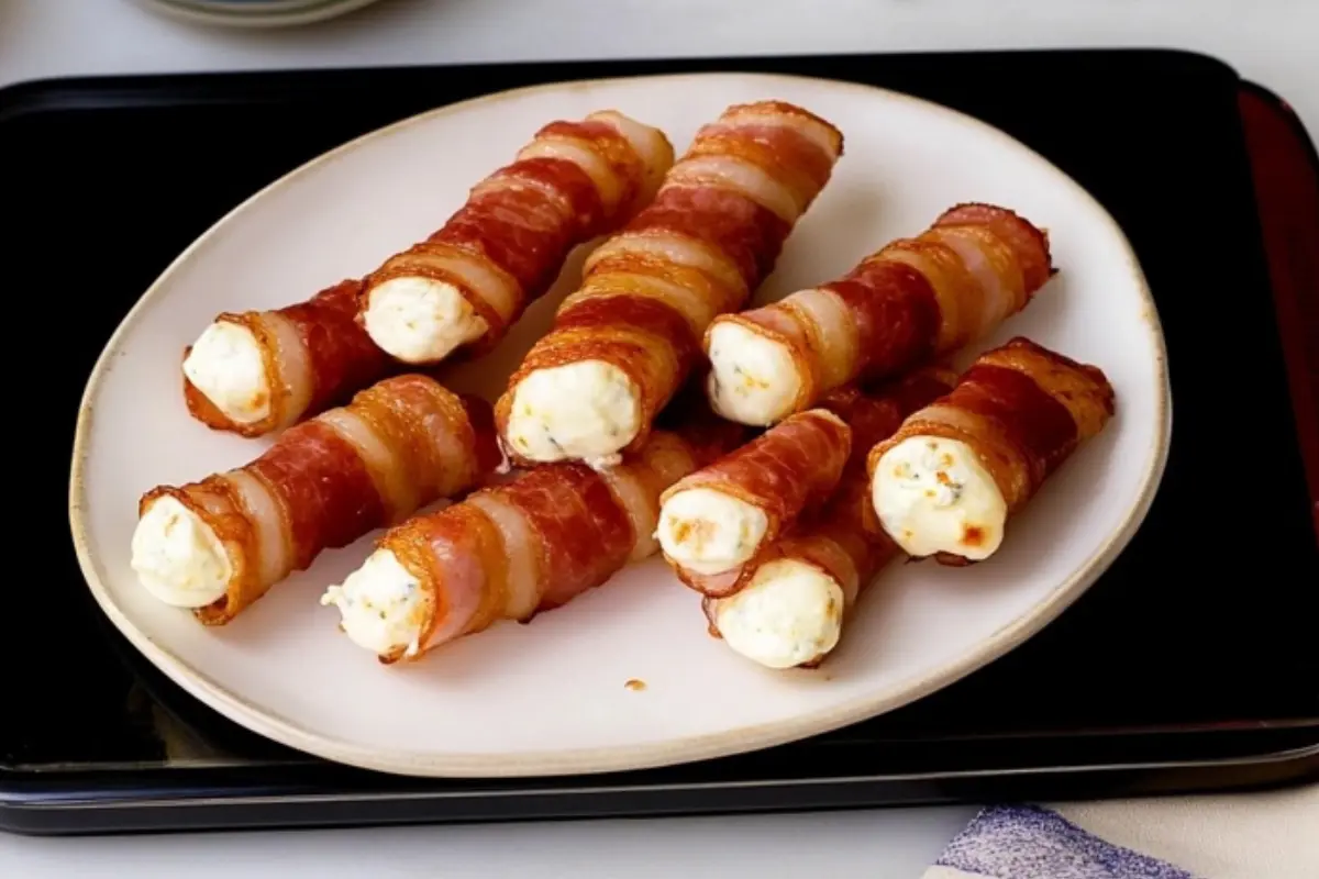 Bacon-Wrapped Mozzarella Sticks