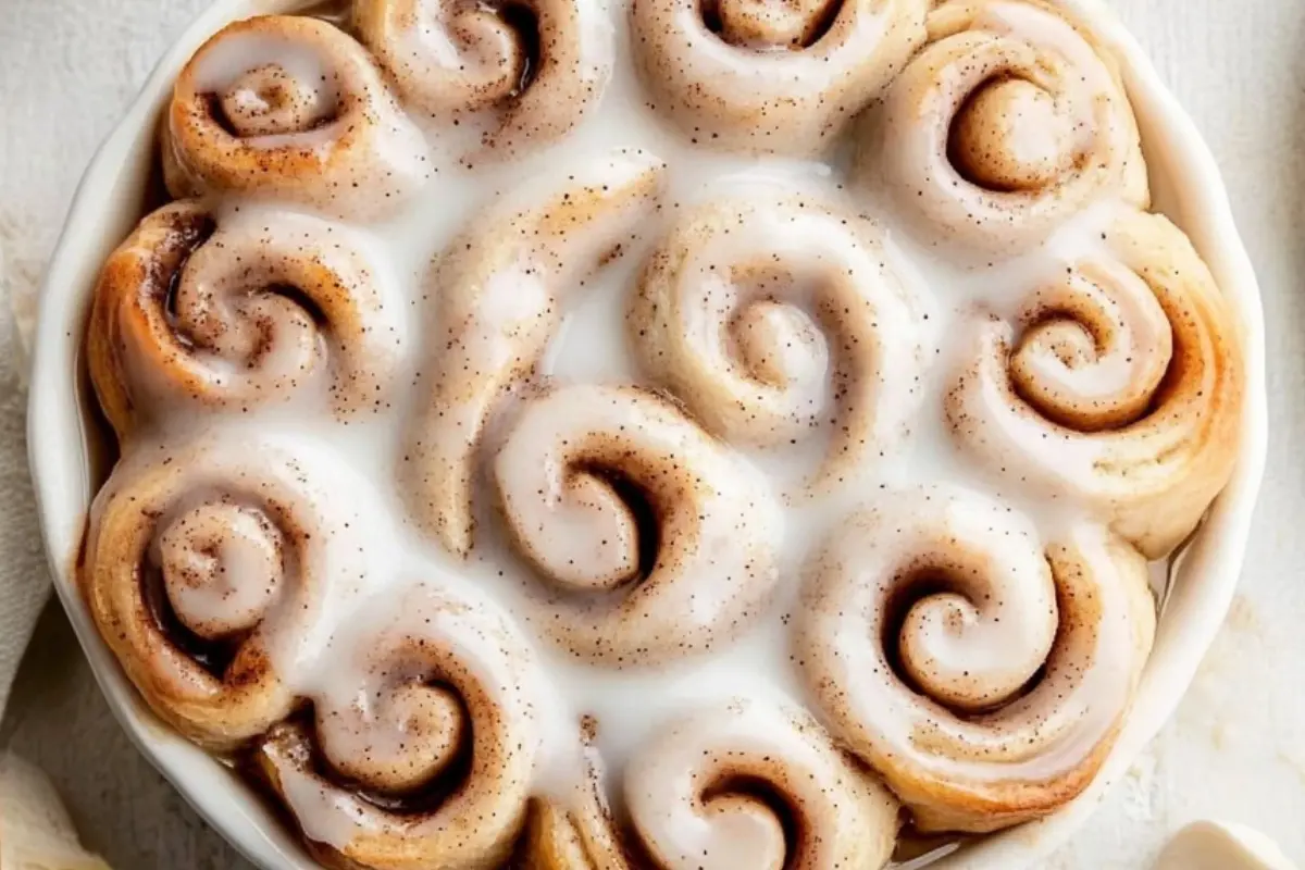 2-Ingredient Banana Bread Dough Cinnamon Rolls