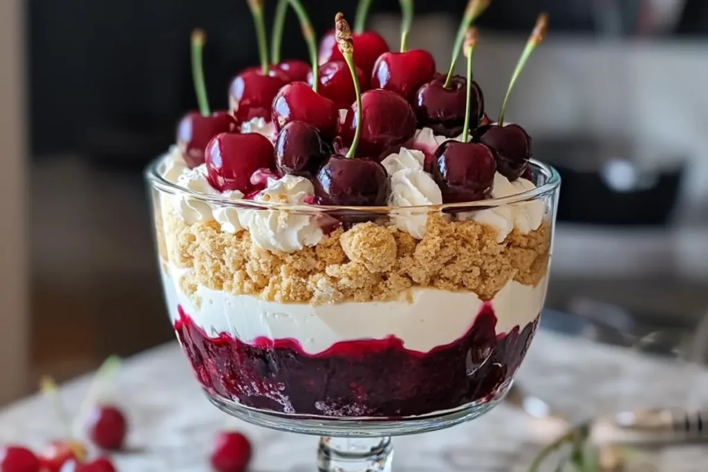 Cherry Cheesecake Trifle