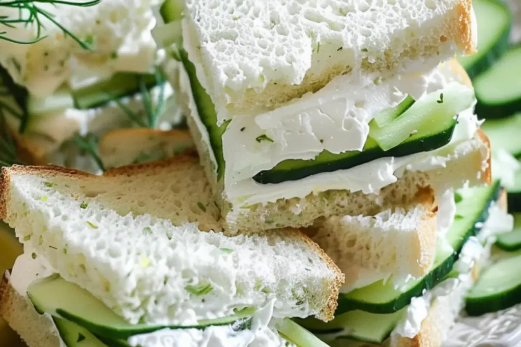 Cucumber sandwiches