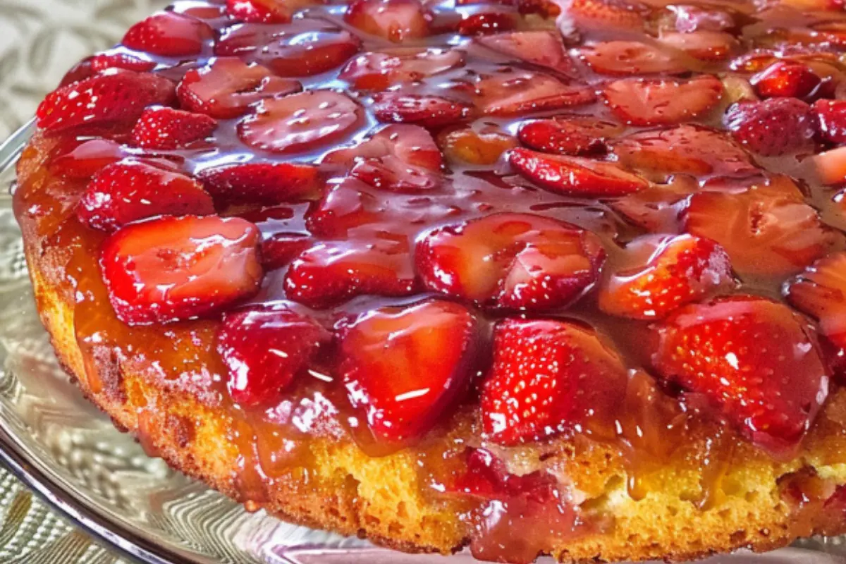 Strawberry Upside Down Cake