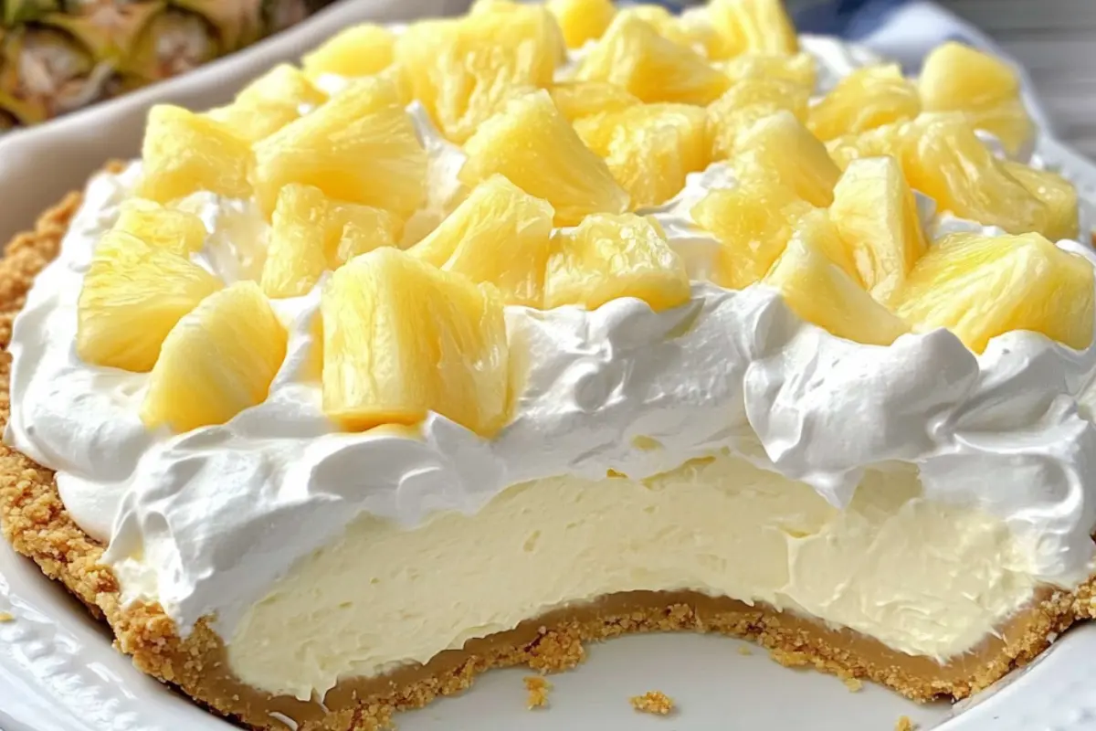 Pineapple Cream Cheese Pie