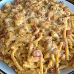 Cheesy Rotel Pasta Bake