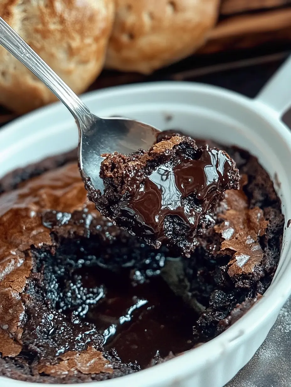 Chocolate Cobbler with Sourdough Discard