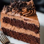 Chocolate Ricotta Layer Cake