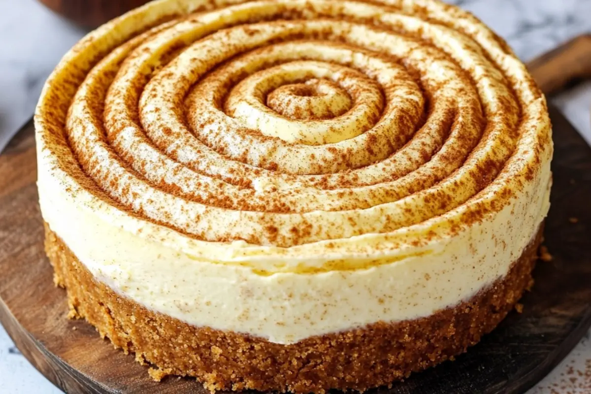 Cinnamon Roll Cheesecake