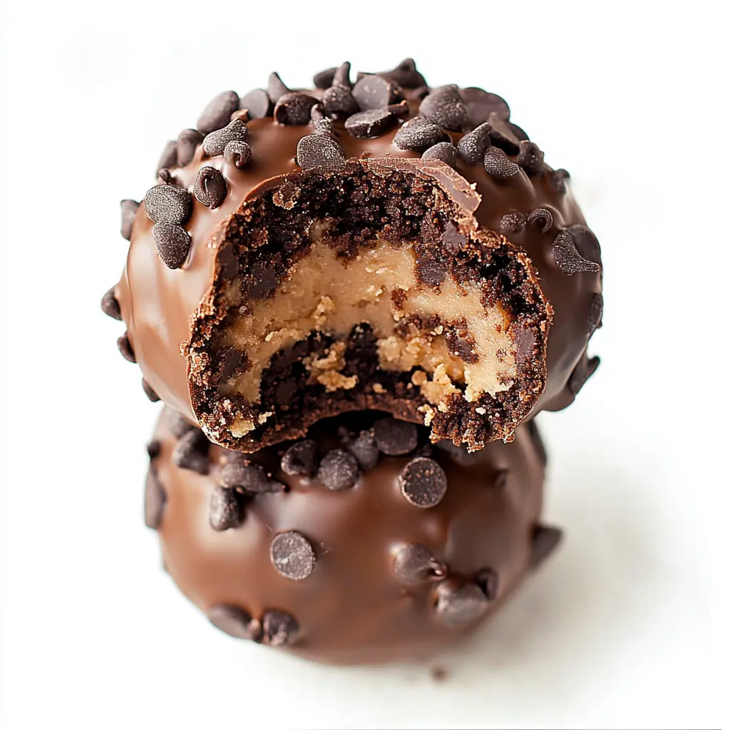 Cookie Dough Brownie Bombs