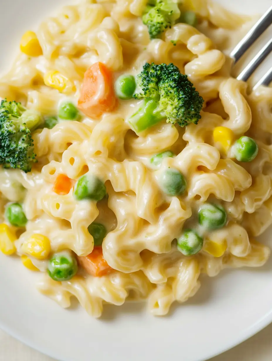 One Pot Veggie Mac and Cheese
