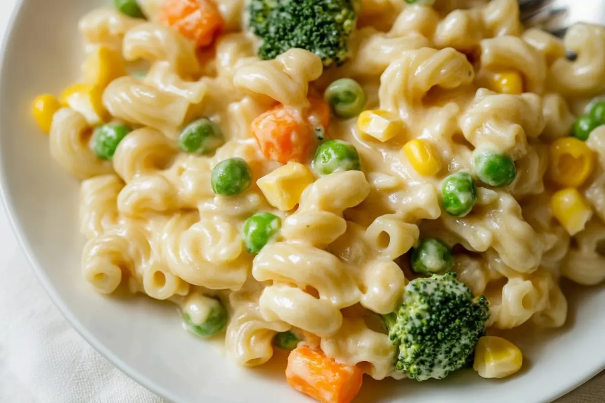 One Pot Veggie Mac and Cheese