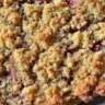 Rhubarb Bread with Streusel Topping