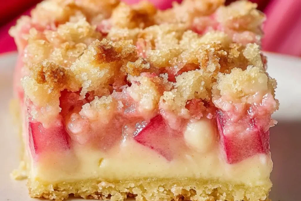 Rhubarb Dream Bars