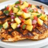 20-Minute Blackened Grilled Chicken with Pineapple Salsa