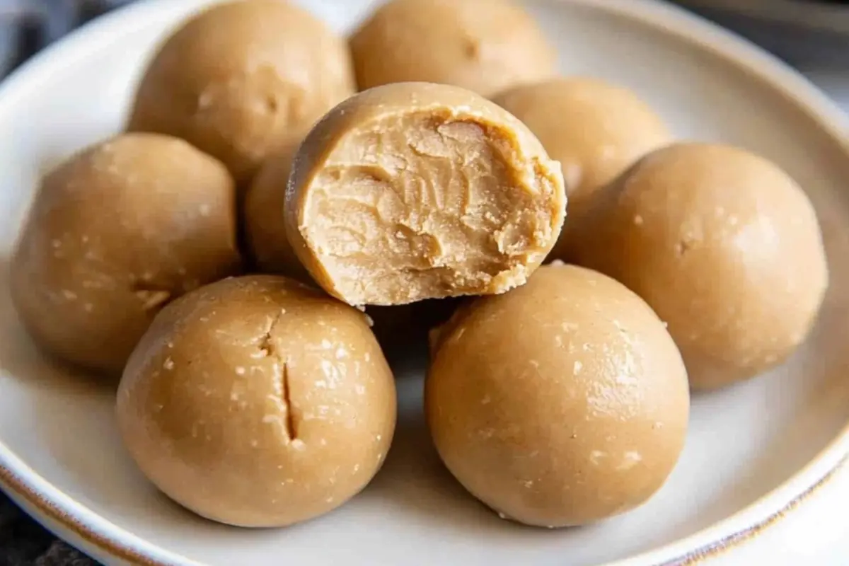 3 ingredient peanut butter balls