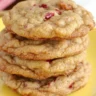 Brown Sugar Rhubarb Cookies
