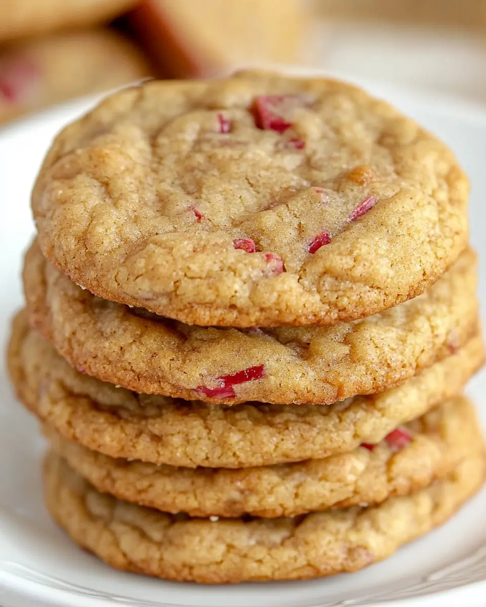 Brown Sugar Rhubarb Cookies Recipe