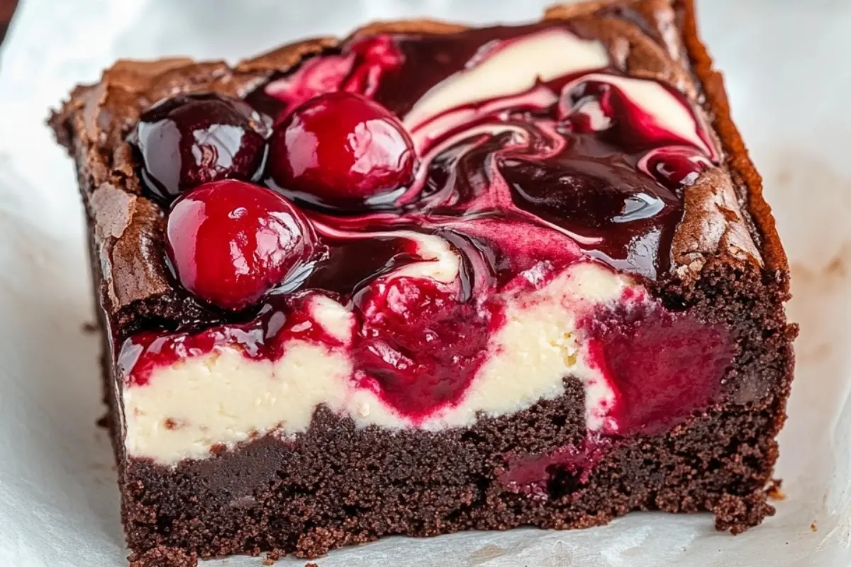 Cherry Cheesecake Brownies