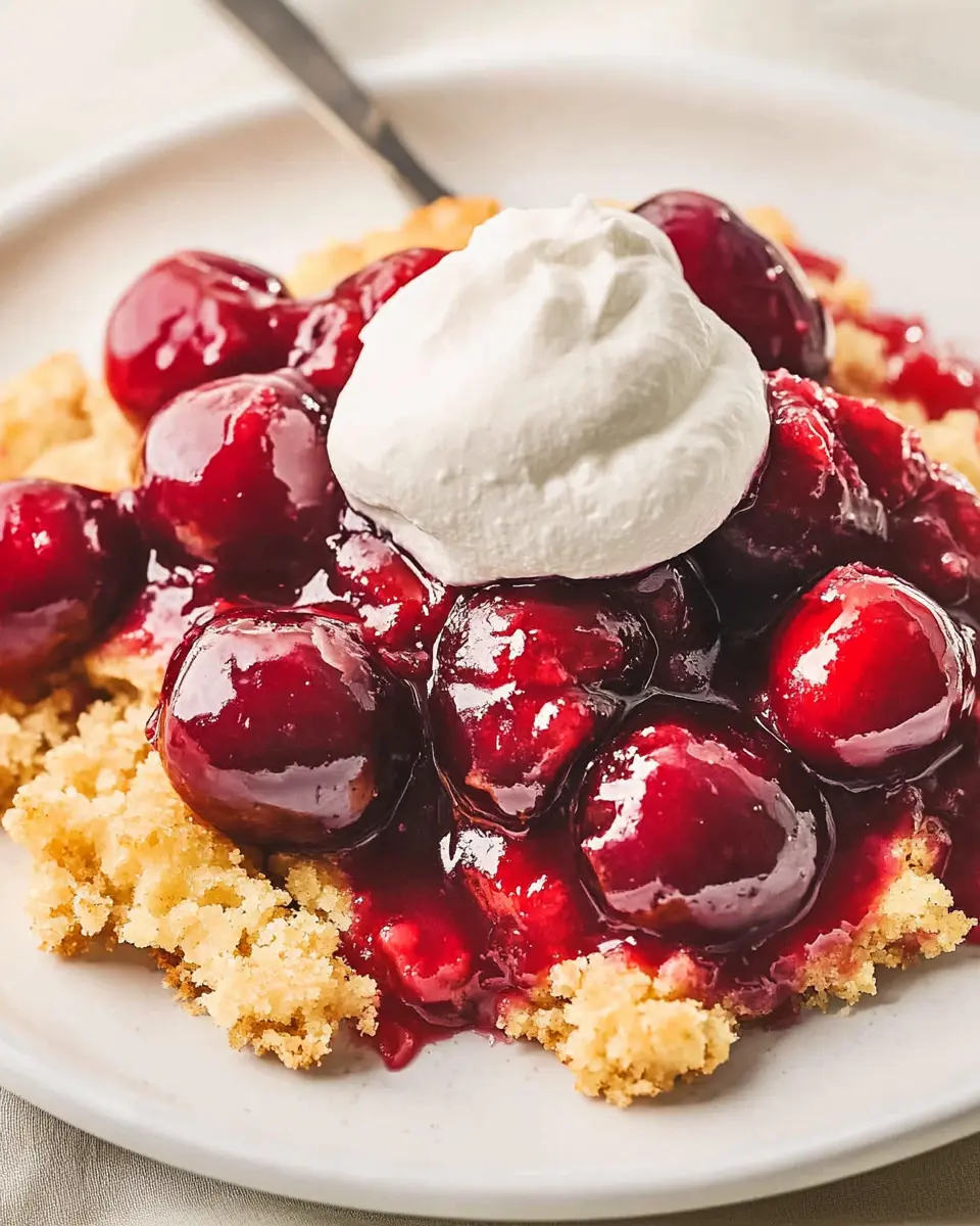 Cherry Cheesecake Dump Cake Recipe