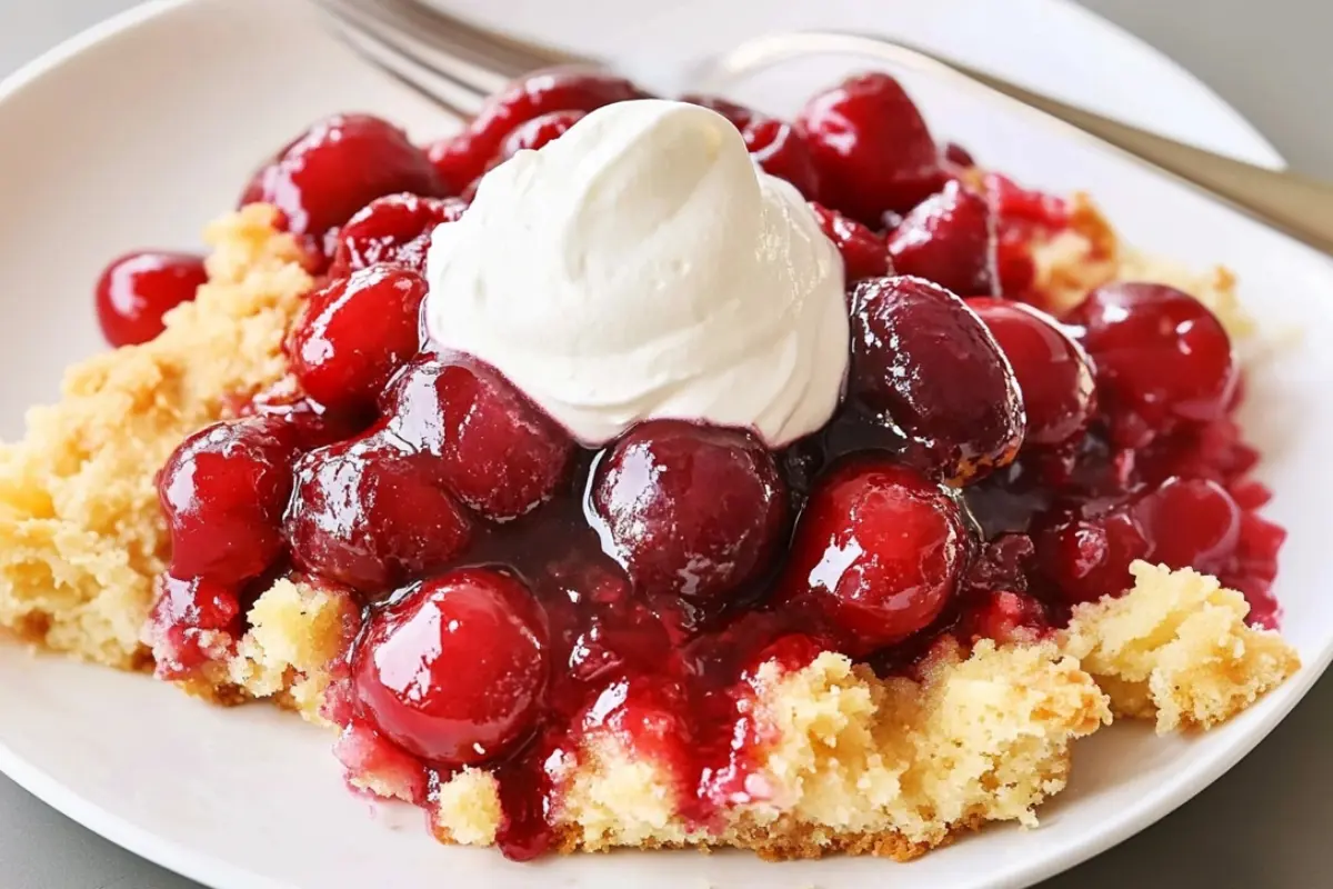 Cherry Cheesecake Dump Cake