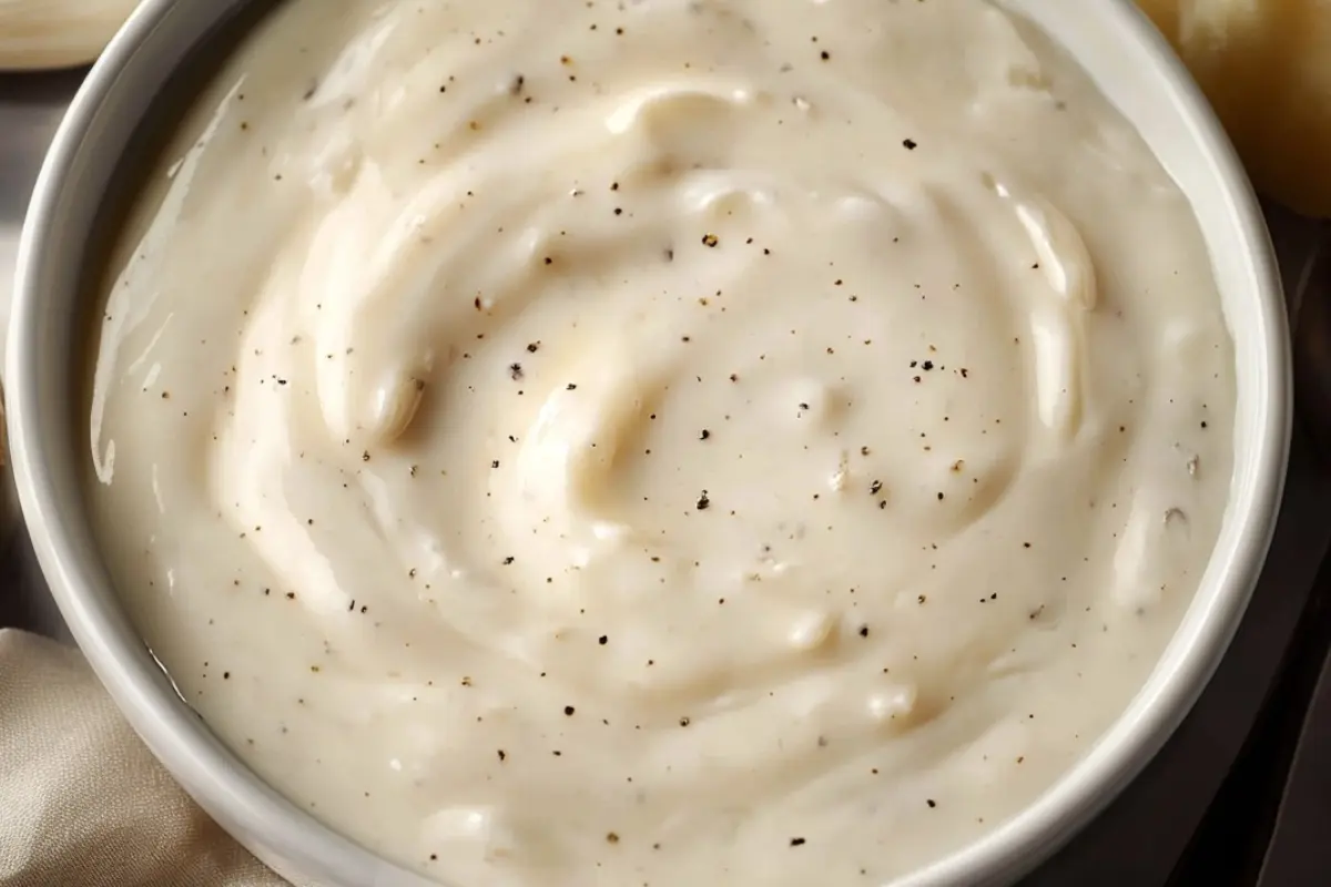 Creamy Garlic White Pizza Sauce