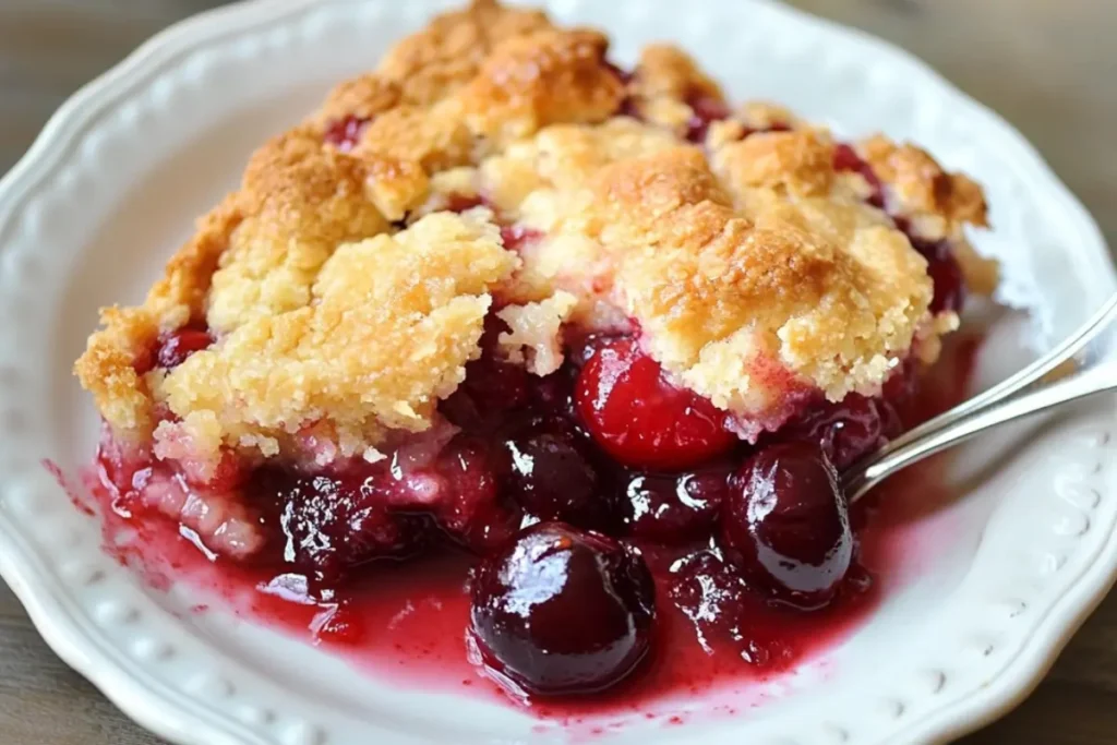 Easy Cherry Crisp