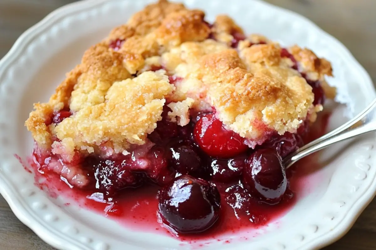 Easy Cherry Crisp