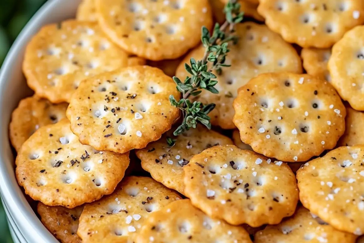 Garlic Bread Ritz Bits