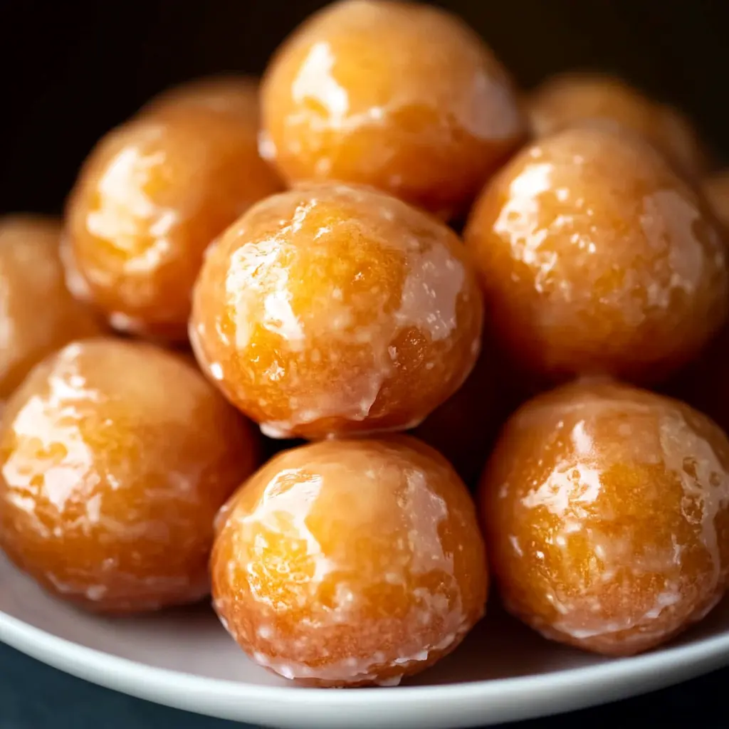 Homemade Glazed Doughnut Holes Recipe