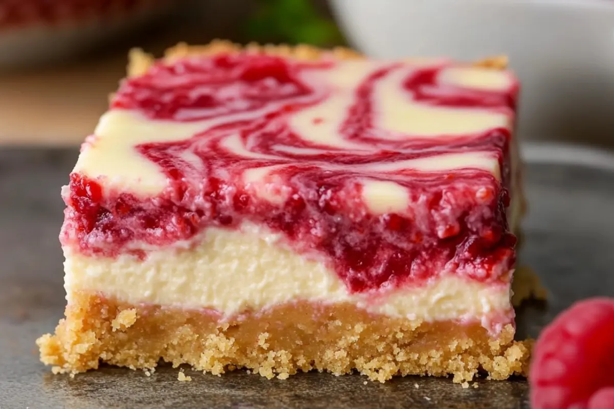 Lemon Raspberry Cheesecake Bars