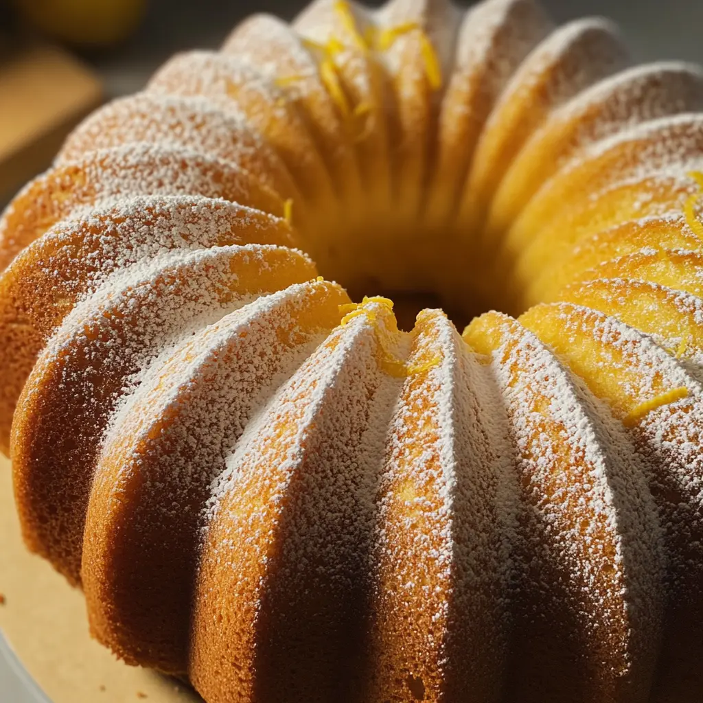 Limoncello and Ricotta Bundt Cake Recipe