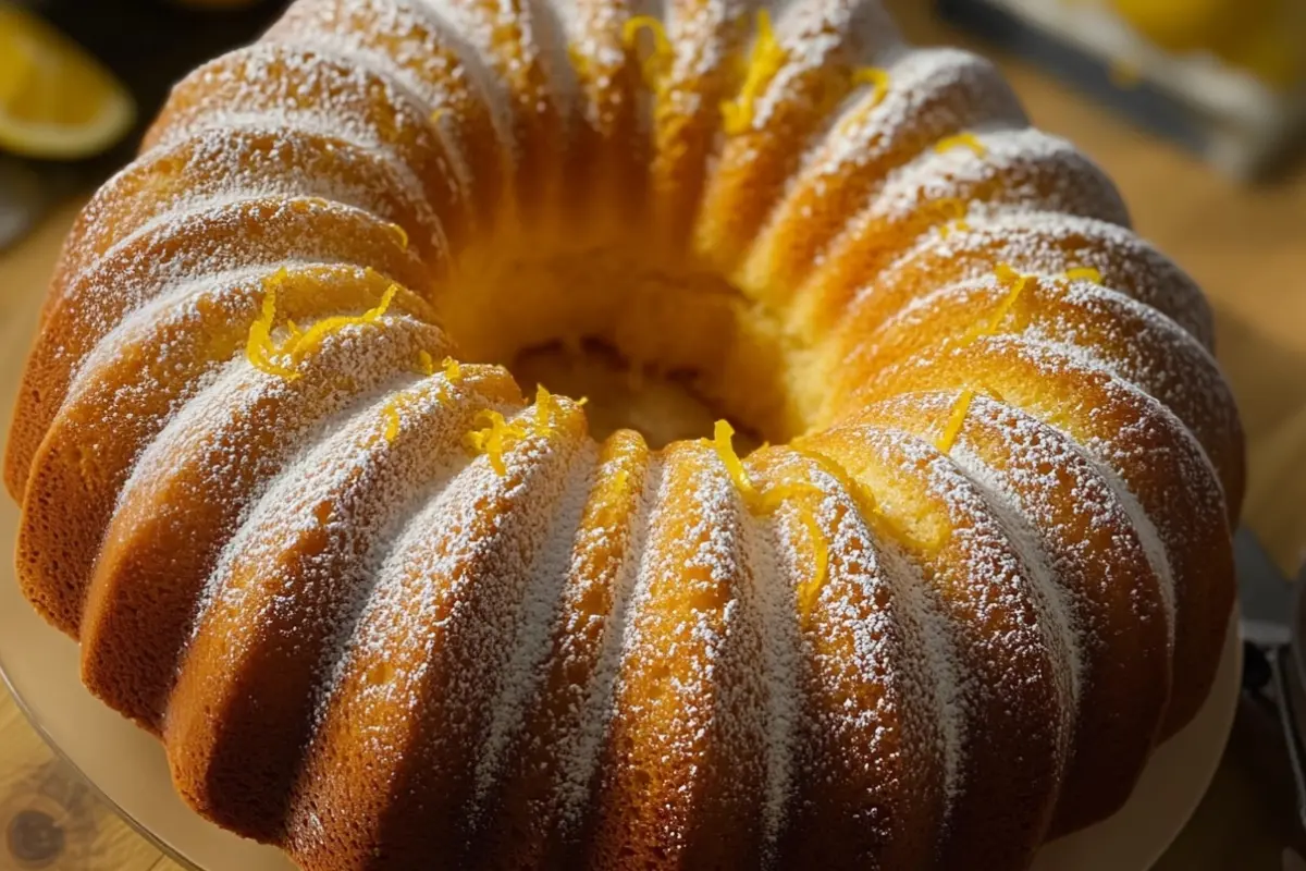 Limoncello and Ricotta Bundt Cake