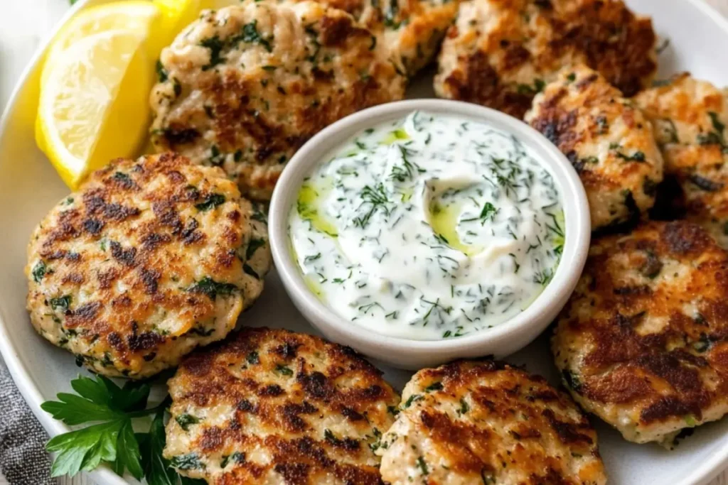 Mediterranean Chicken Patties