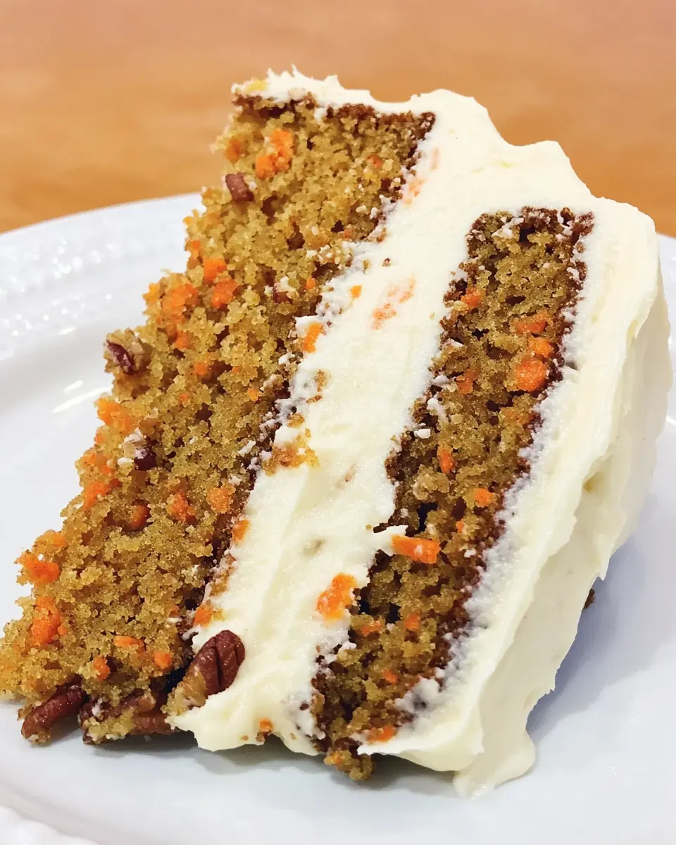 Moist Carrot Cake with Pineapple Recipe