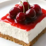 No Bake Cherry Cheesecake Bars