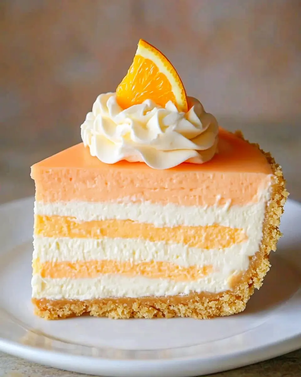 No-Bake Orange Creamsicle Cheesecake Recipe
