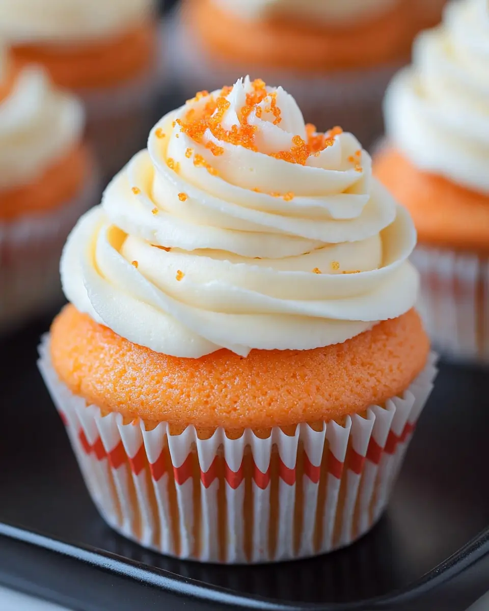 Orange Velvet Cupcakes Recipe