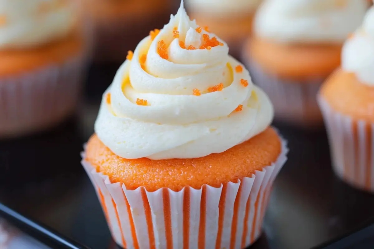 Orange Velvet Cupcakes