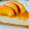 Peach Cheesecake With Glossy Glaze