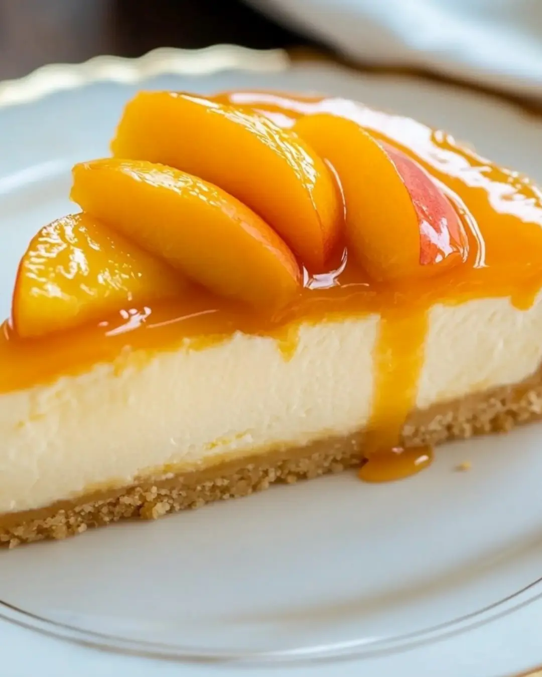 Peach Cheesecake recipe