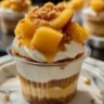 Peach Cobbler Cheesecake Cups