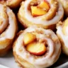 Peach Cobbler Cinnamon Rolls