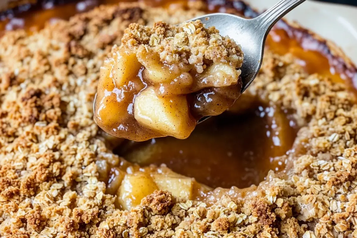 Peach Crisp with Fresh Peaches