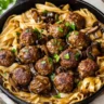 Salisbury Steak Meatball Noodle Skillet