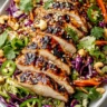 Sesame Chicken Cabbage Crunch Salad