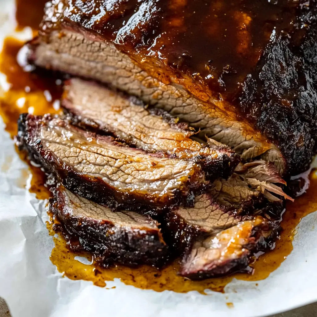Slow Cooker Beef Brisket with BBQ Sauce