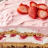 Strawberry Eclair Cake