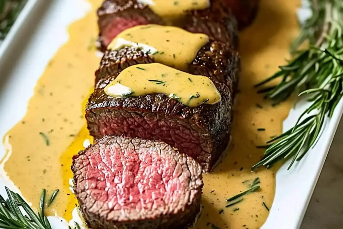 Succulent Beef Tenderloin with Silky Bearnaise Sauce